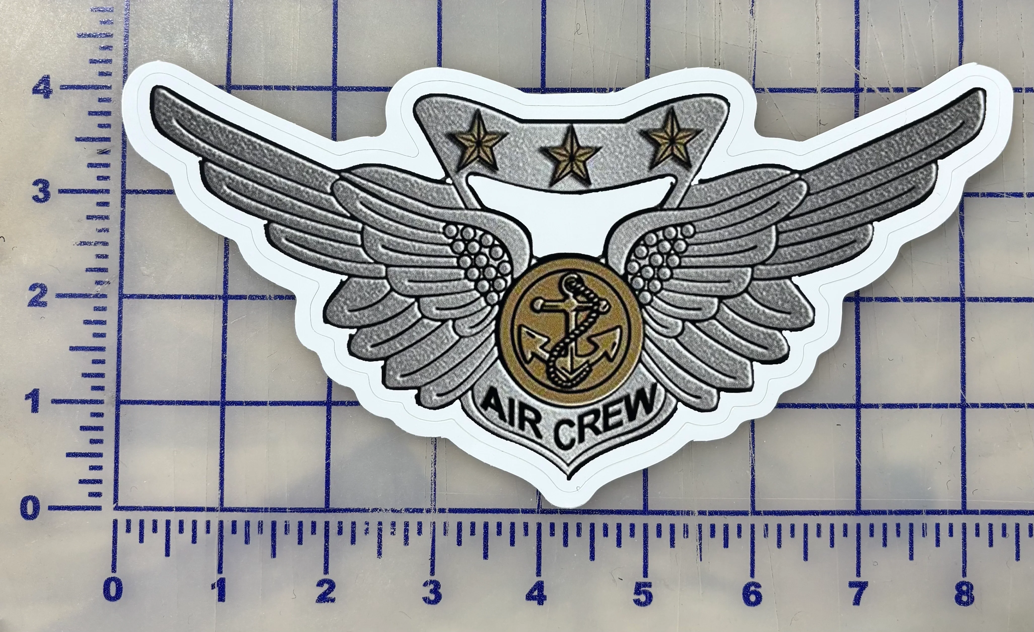 Combat Aircrew Wings Sticker