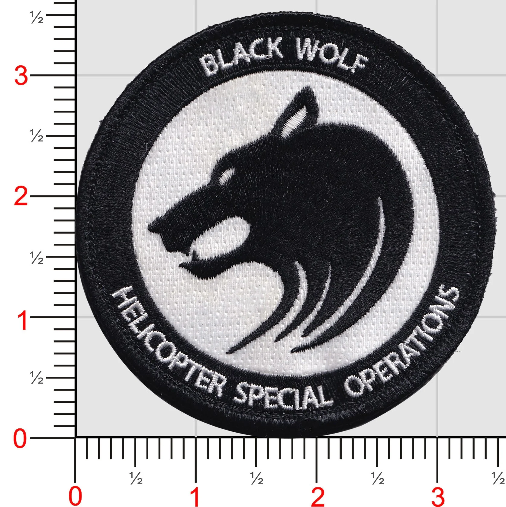 Black Wolf Special Operations Helicopters Patches