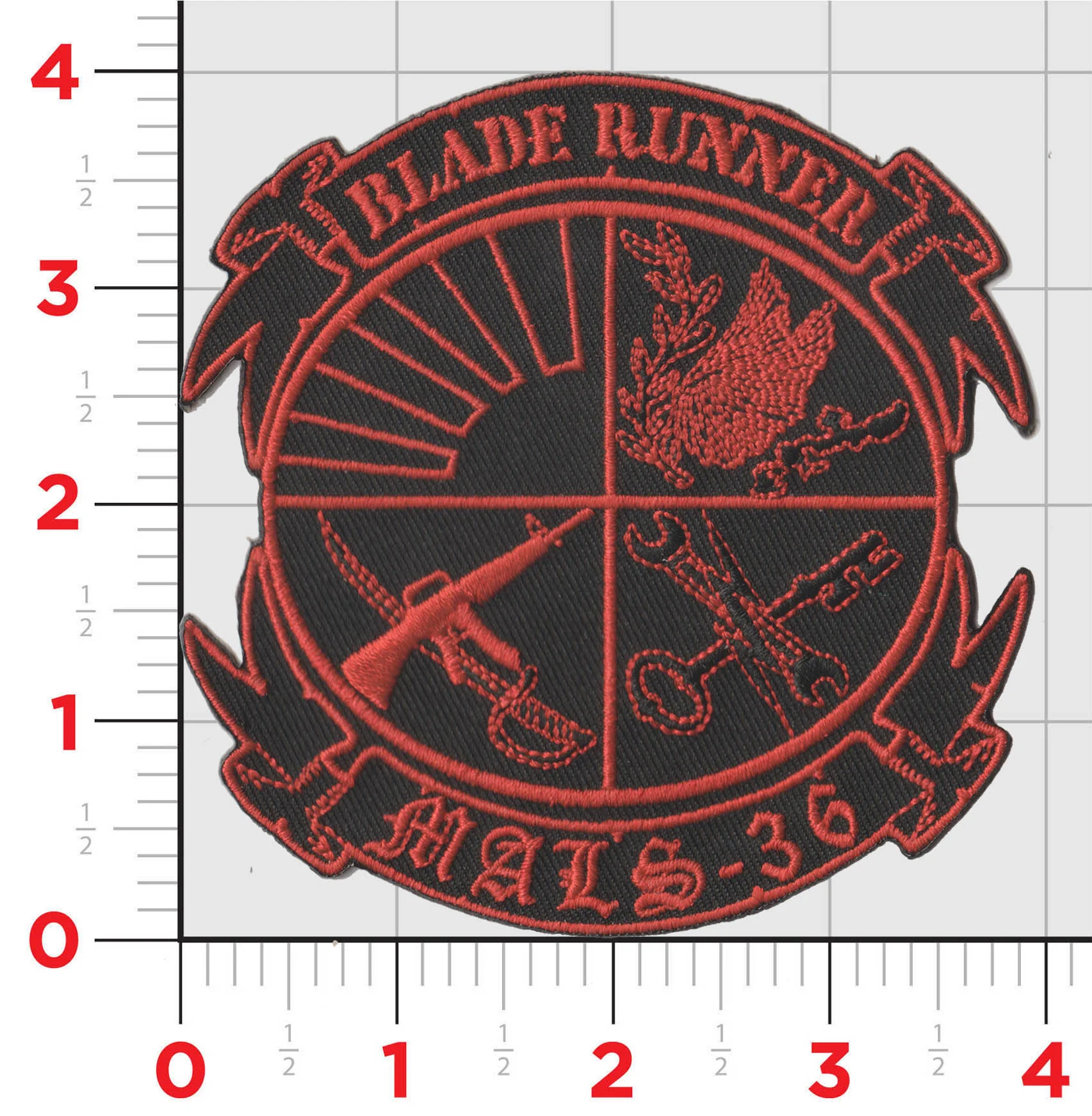 Officially Licensed MALS-36 Bladerunners Patches