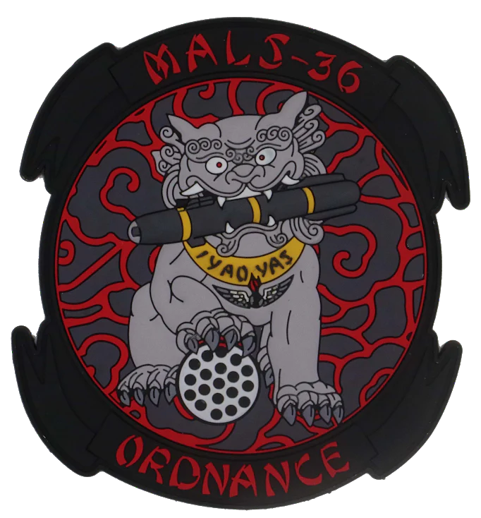 Official MALS-36 Ordnance PVC Patch