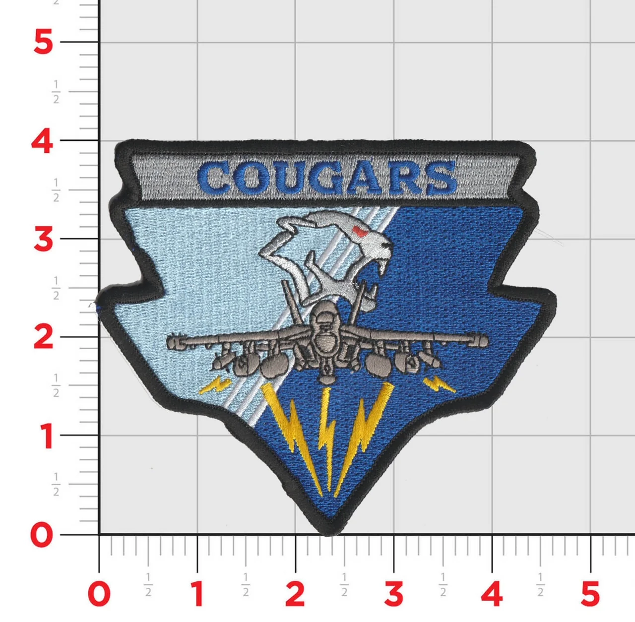 Official US Navy VAQ-139 Cougars EA-18 Jacket Patch