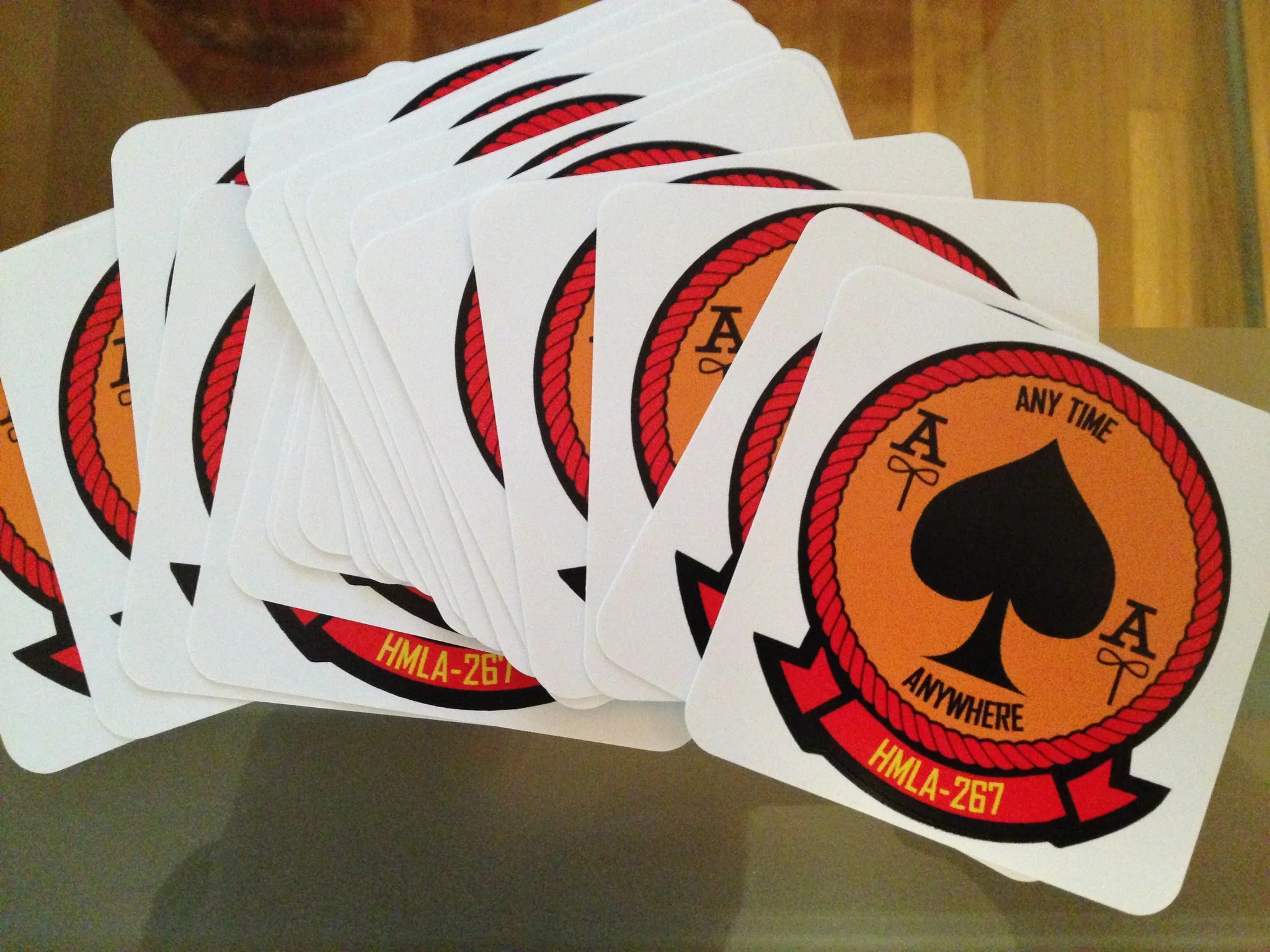 Officially Licensed USMC HMLA-267 Stingers Squadron Sticker