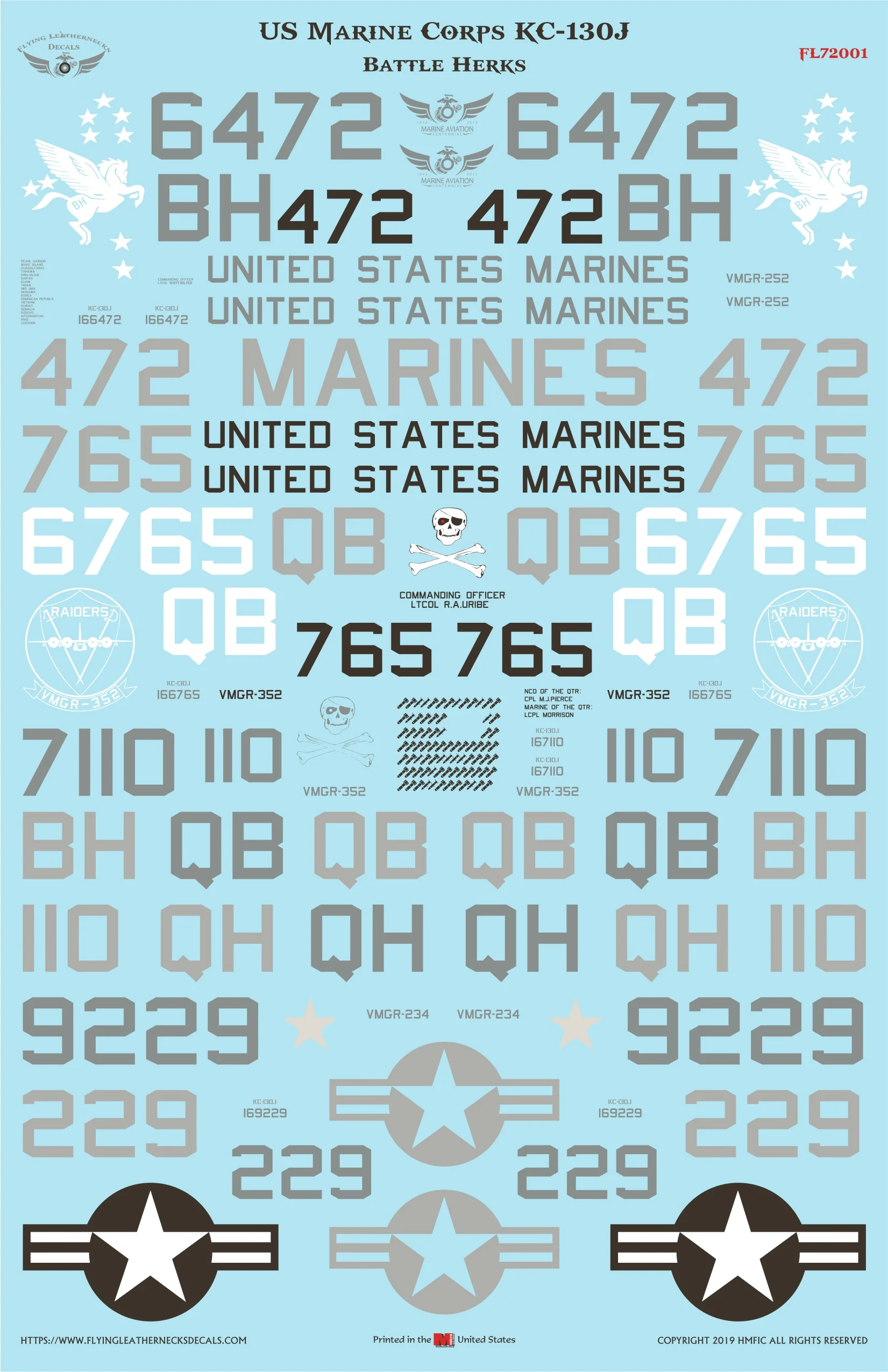 1/72 Scale USMC KC-130J Hercules