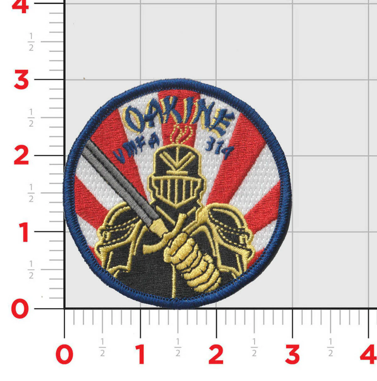 Official VMFA-314 Black Knights 2022 Cruise Patch