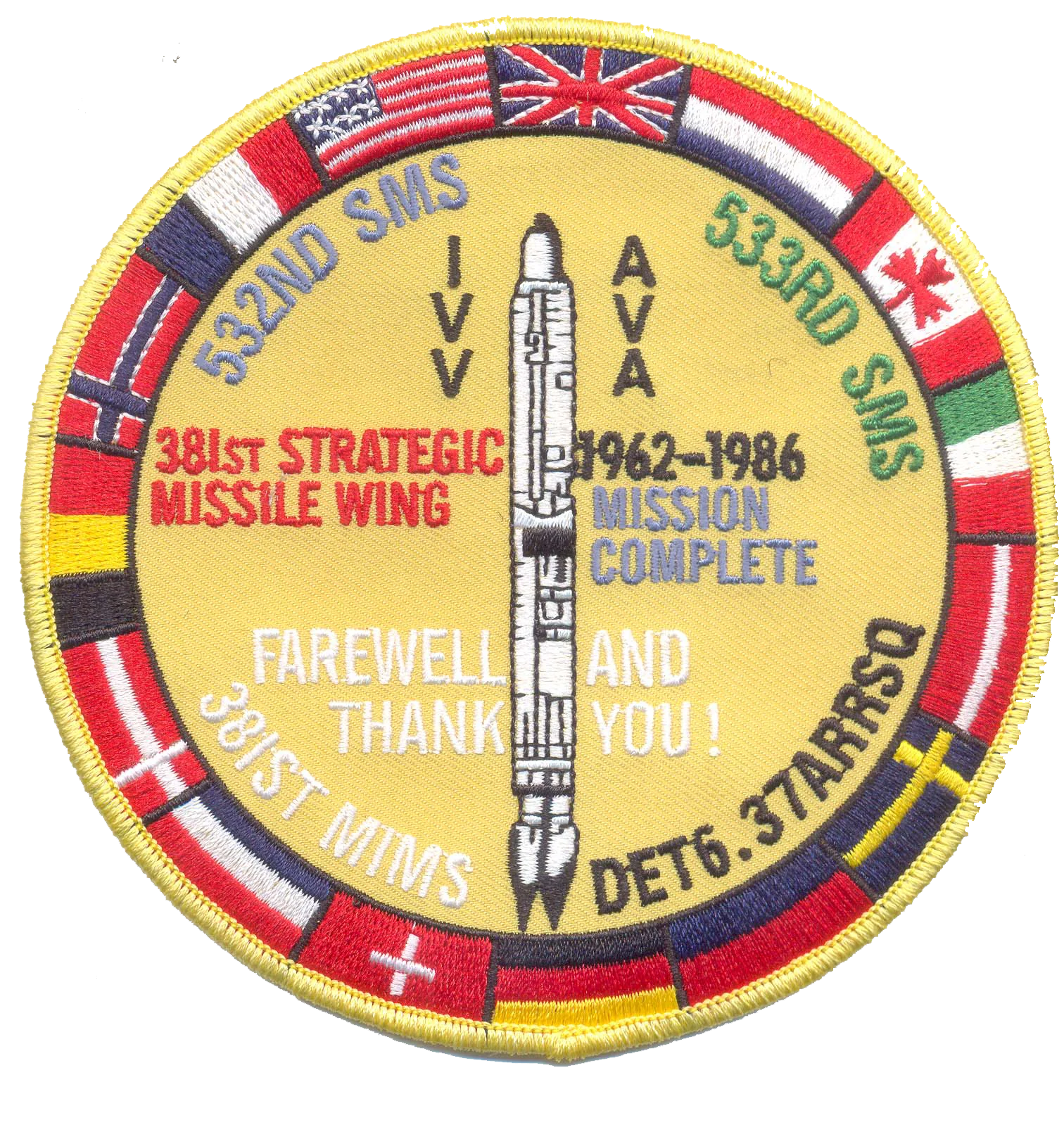 USAF 532nd SMS Patch