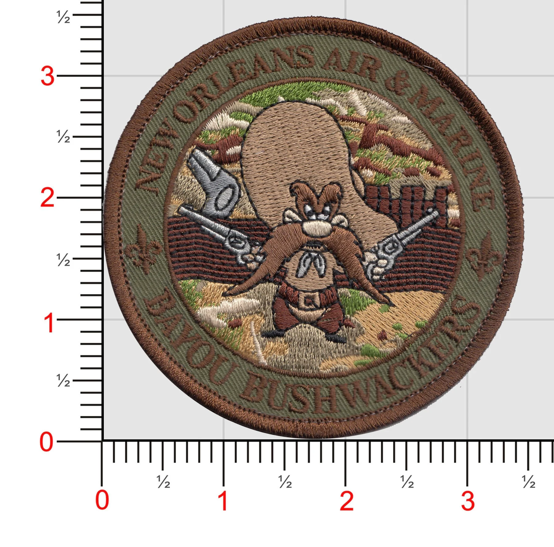 CBP New Orleans Air Branch Bayou Bushwackers Multicam Patch