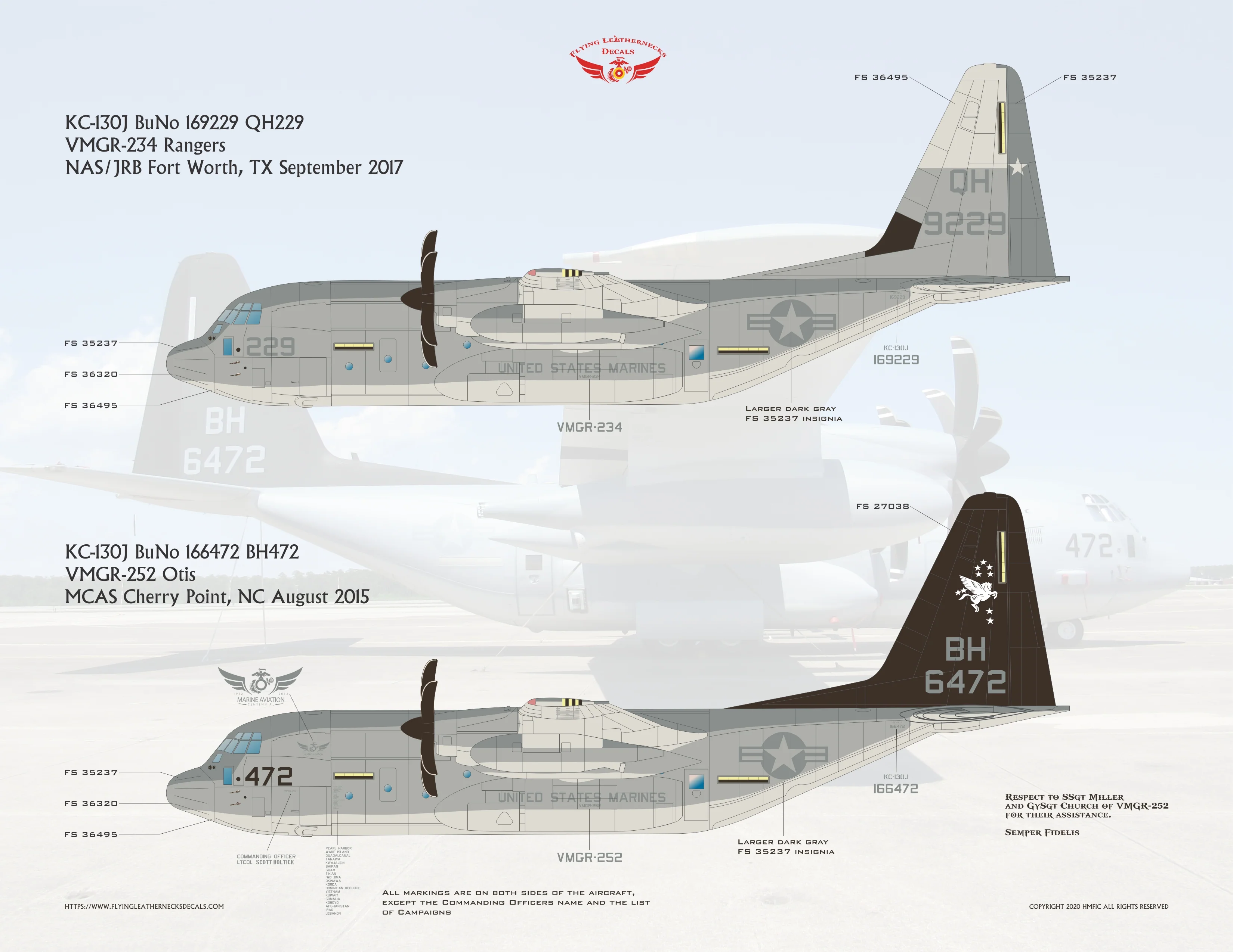 1/72 Scale USMC KC-130J Hercules