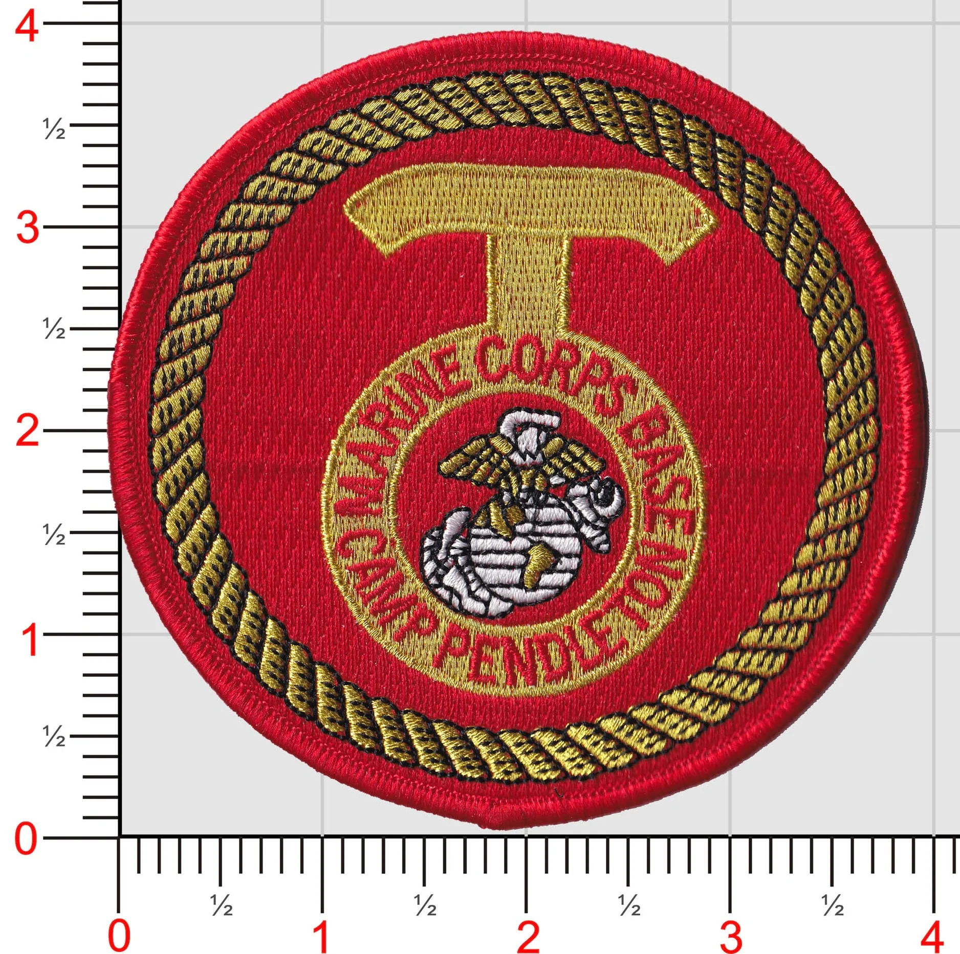 Officially Licensed USMC MCB Camp Pendleton Patch