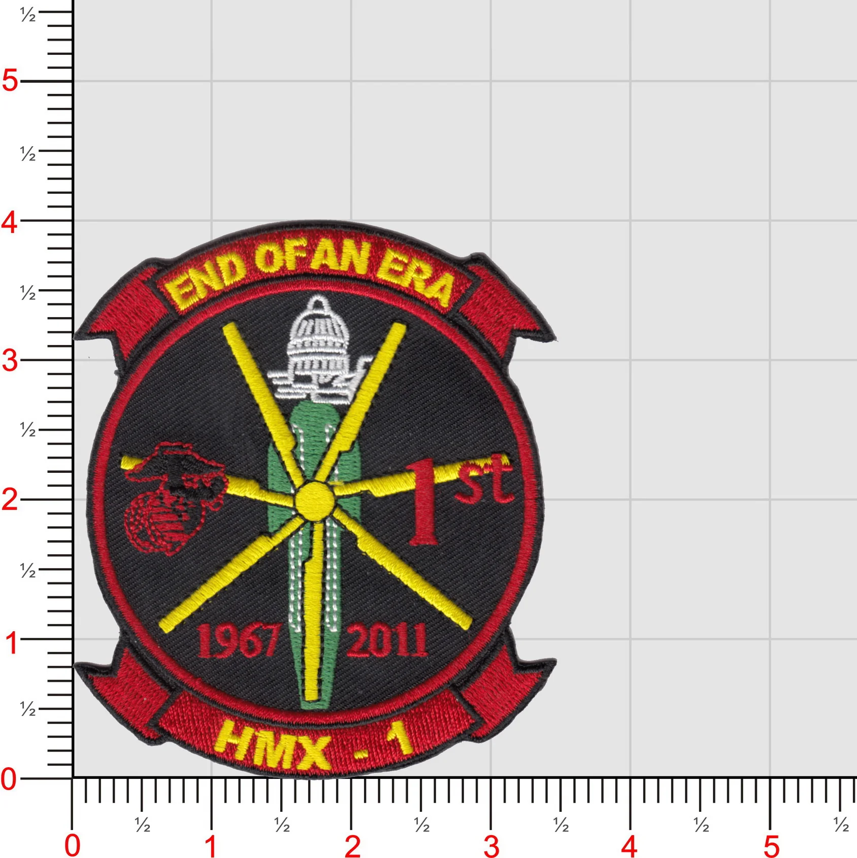 Officially Licensed HMX-1 CH-53 End of an Era Patch