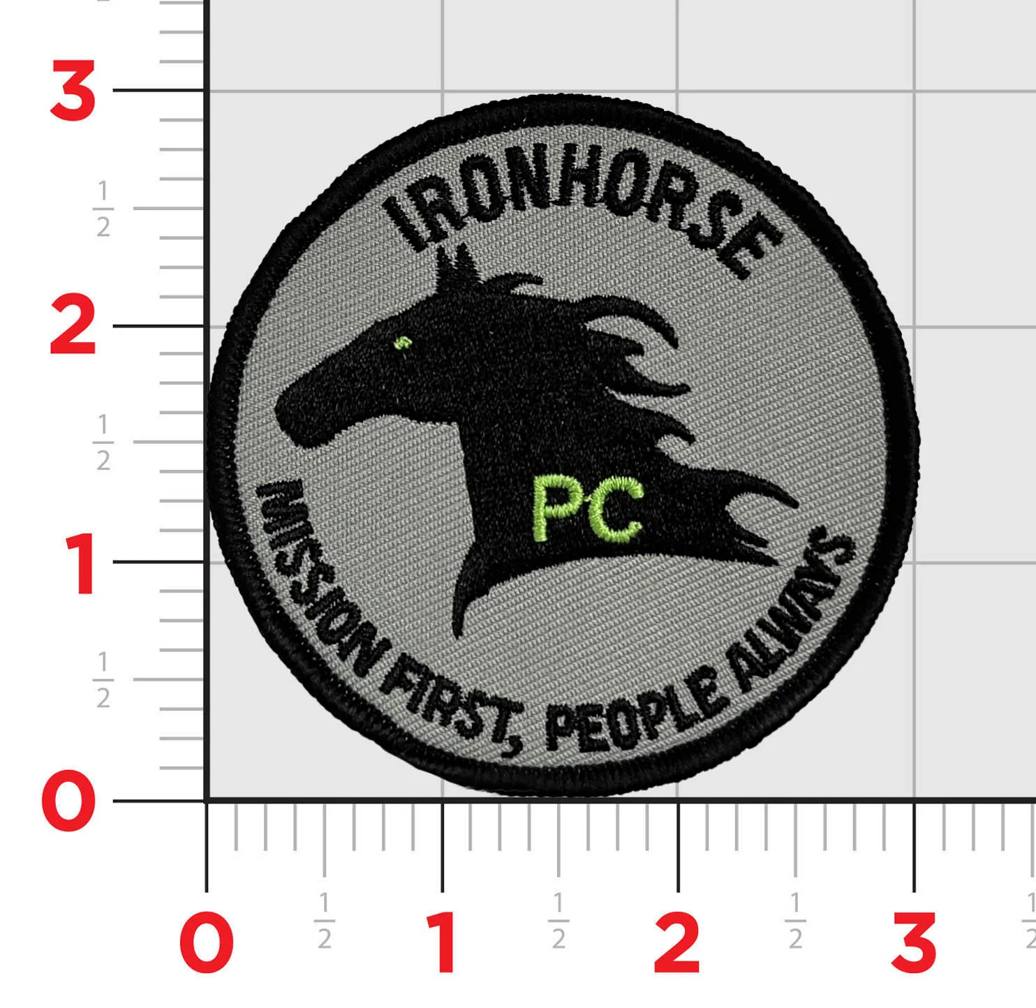 Official HMH-461 Iron Horse Flightline Qual Patches