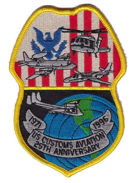 Legacy US Customs Air 25th Anniversary Patch