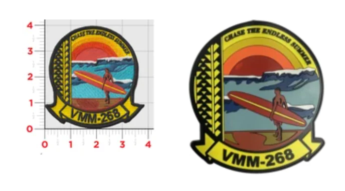 Official VMM-268 Red Dragons Endless Summer Friday Patch