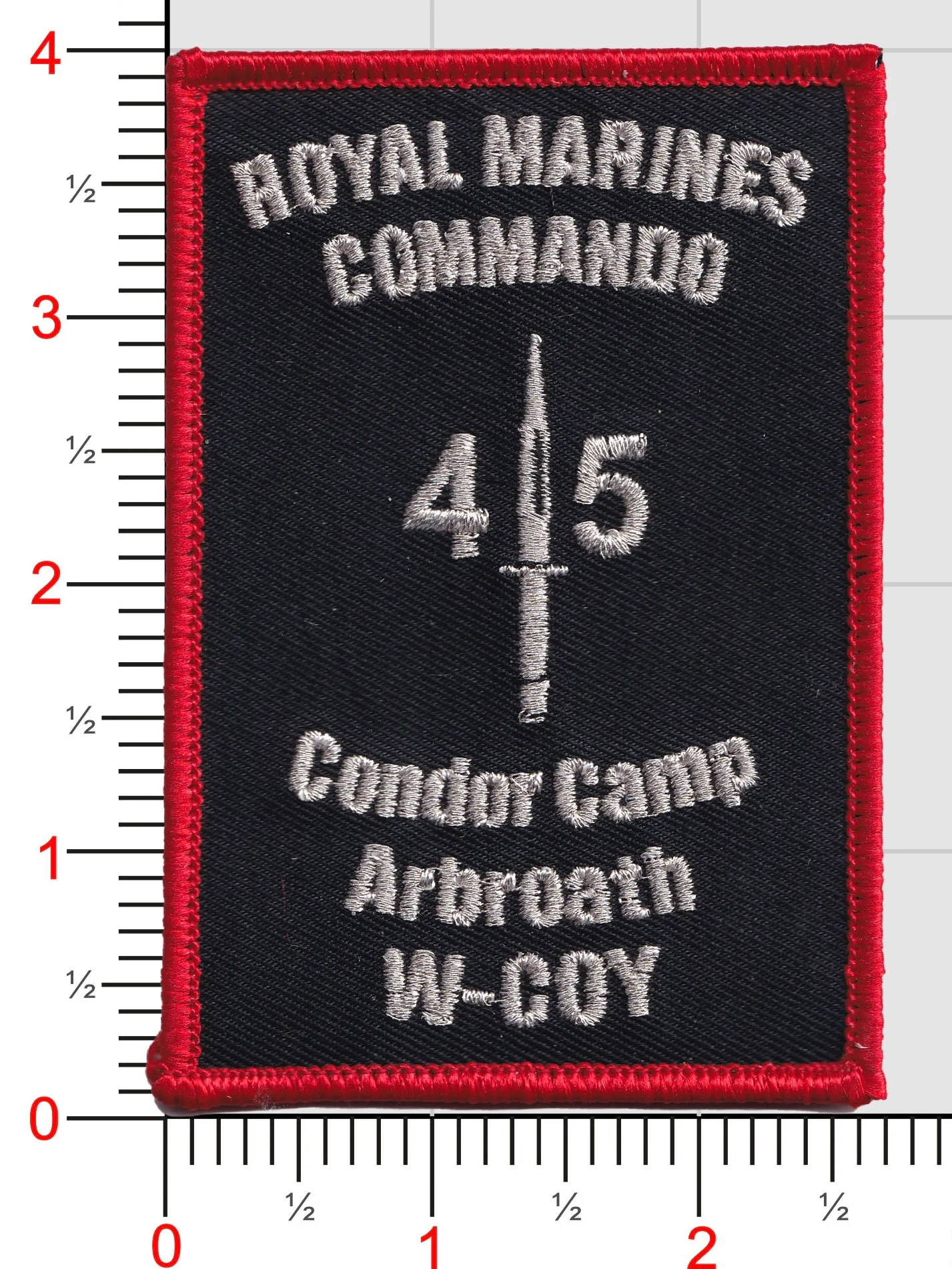 Royal Marines Commando 45 Condor Camp Patch