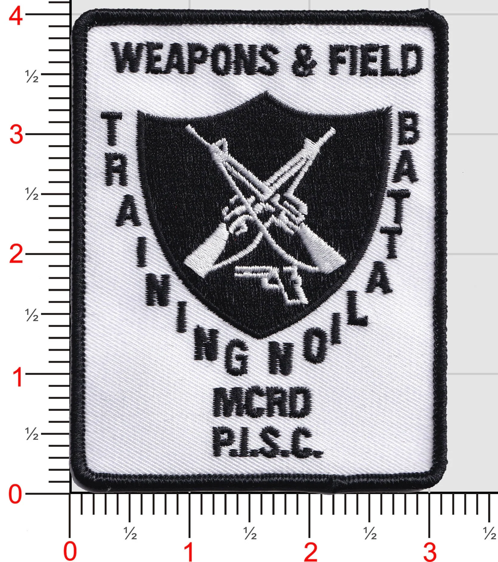 Officially Licensed USMC Weapons and Training Field Battalion Parris Island Patch