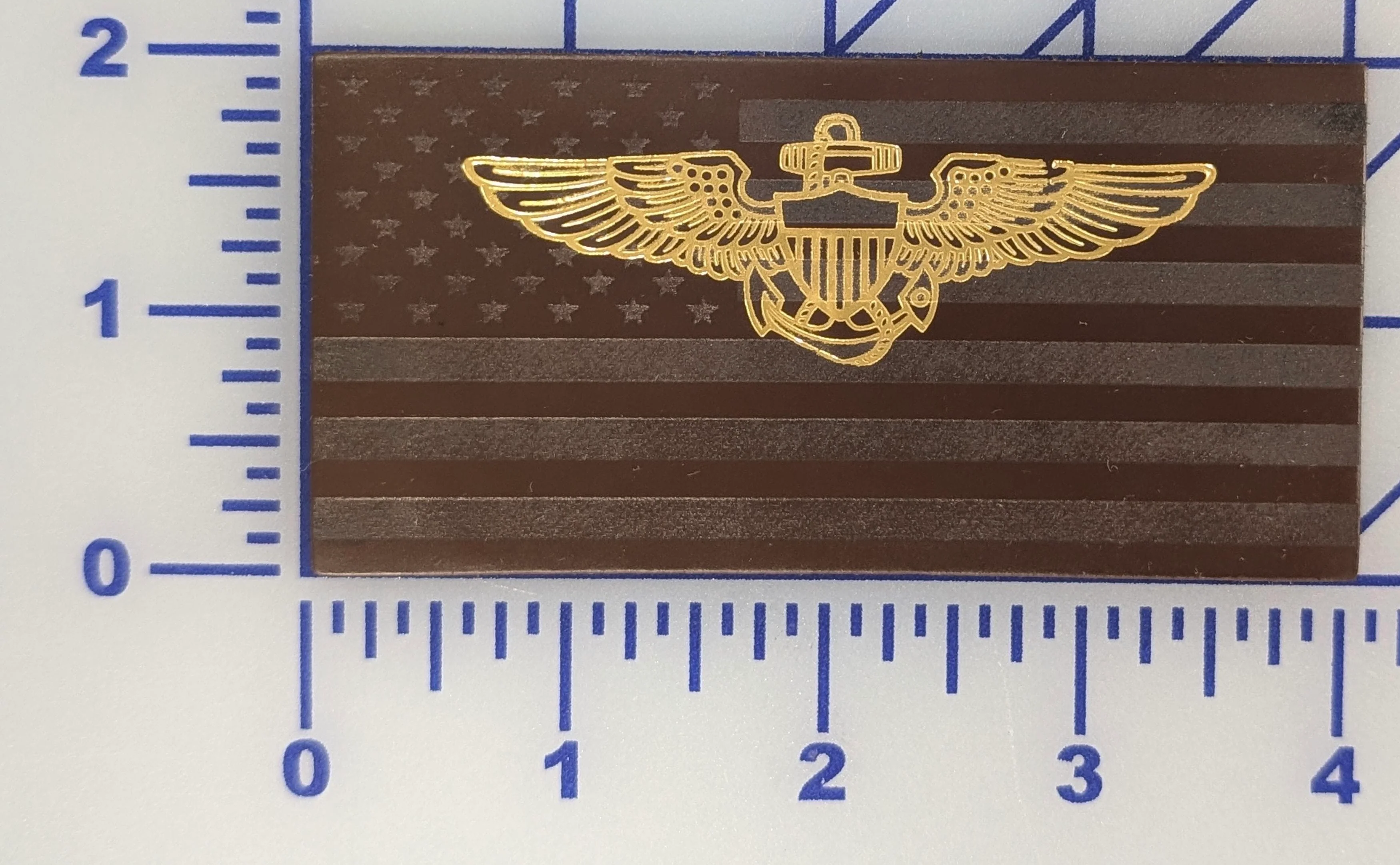 Laser Etched Leather Name Tags