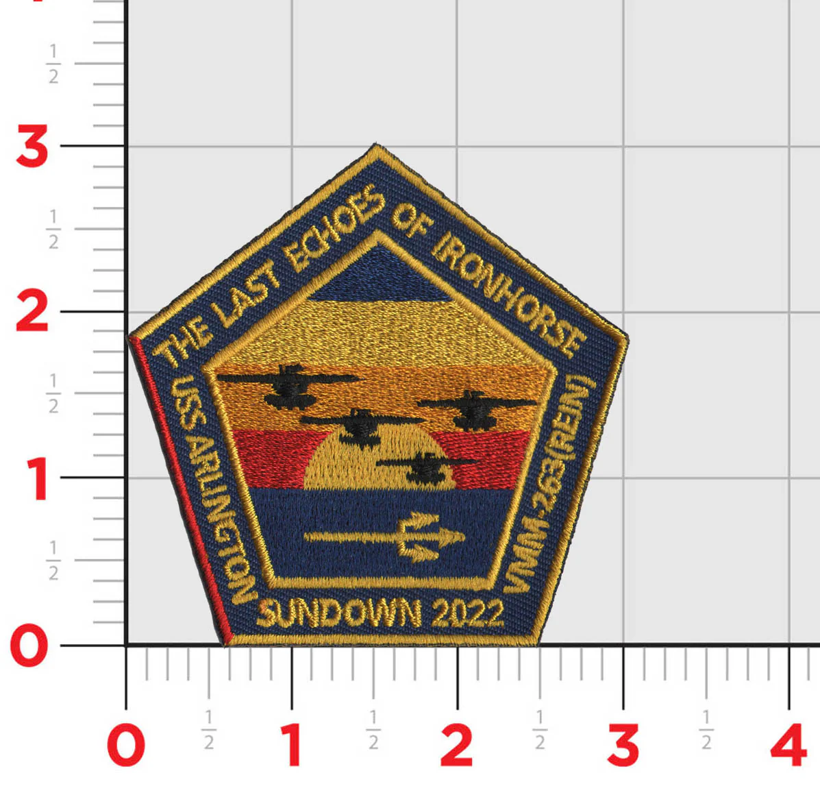 Official HMH-461 Ironhorse Sundown 2022 Patch