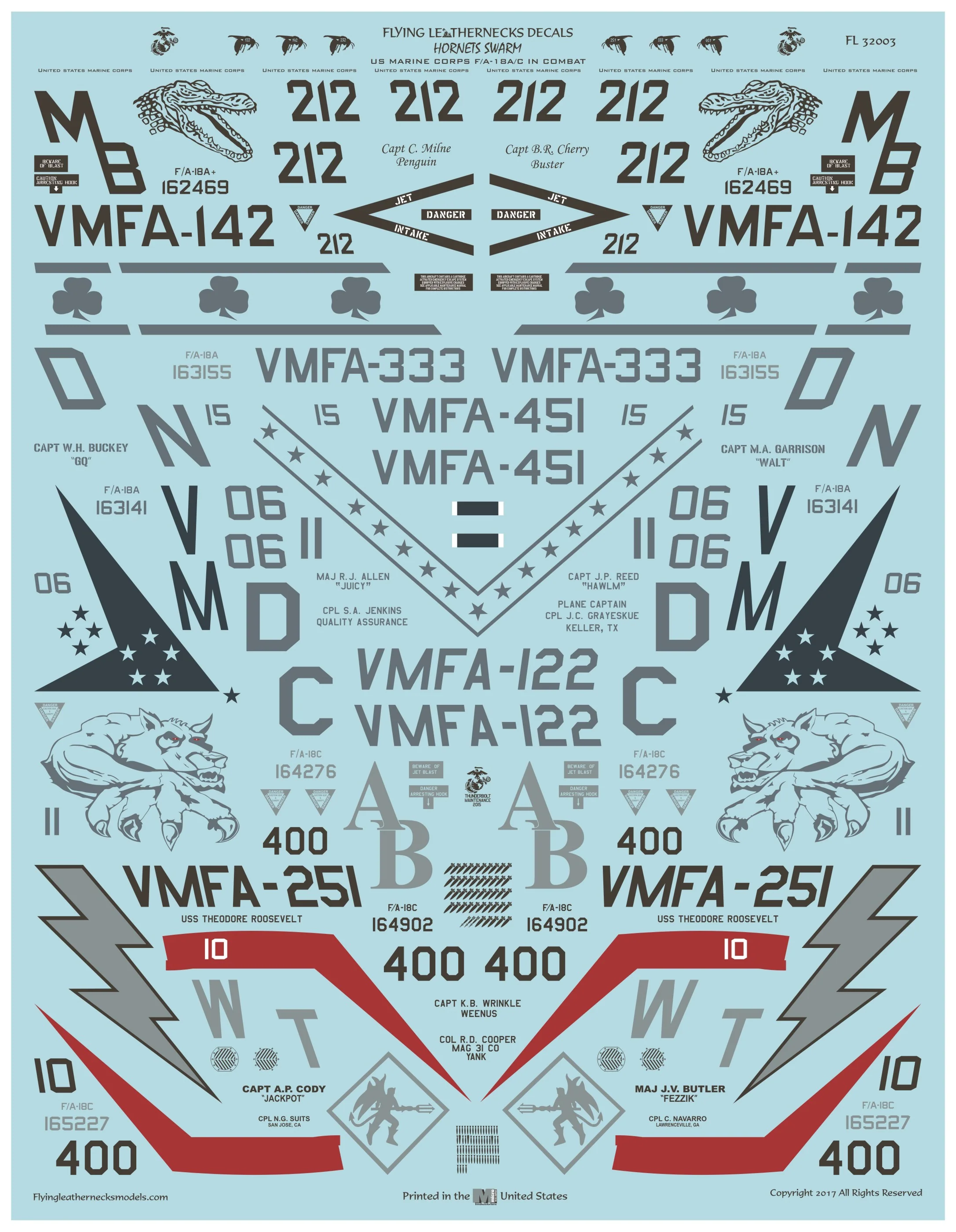 1/32 Scale 'Hornets Swarm' US Marine Corps F/A-18A/C in Combat Part I