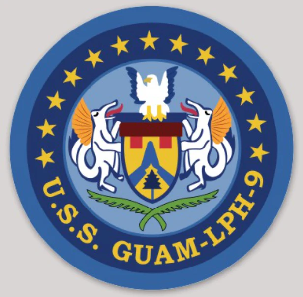 USS Guam LPH-9 Sticker