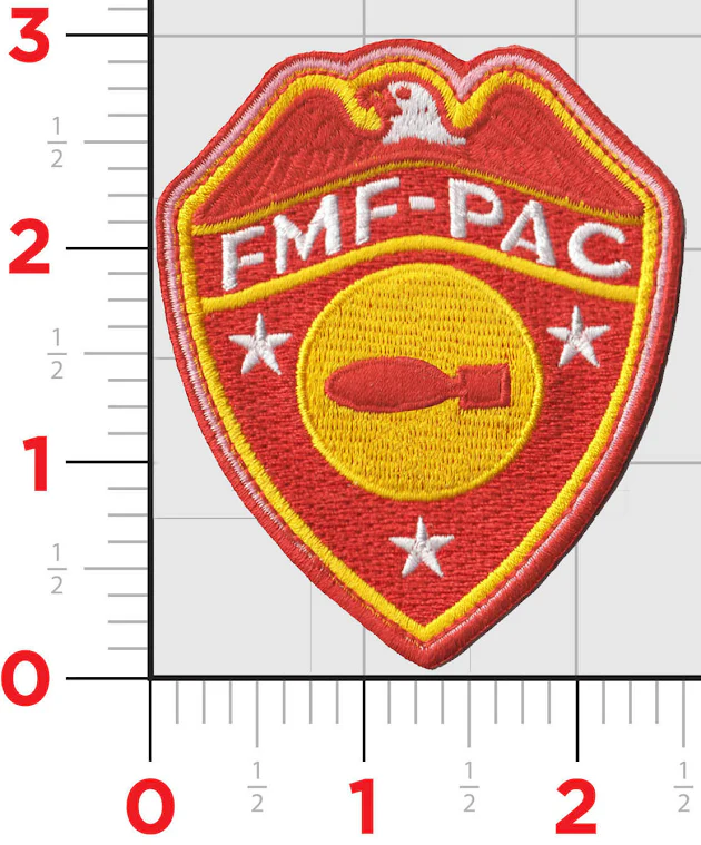 Fleet Marine Force FMF PAC EOD Patches