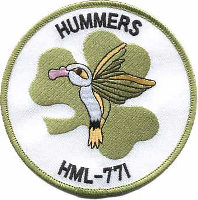 Officially Licensed USMC HML 771 Patch