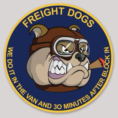 Freight Dog Sticker