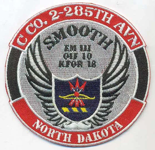 C Co 2-285 Aviation, ND National Guard Patch