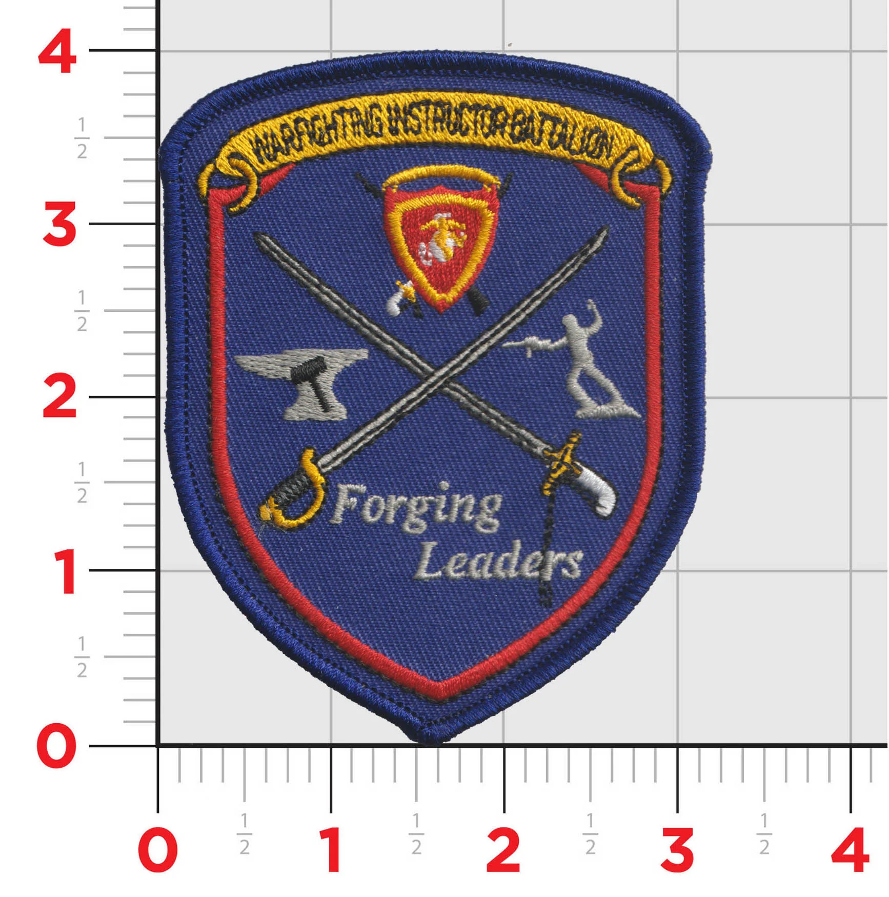 Officially Licensed TBS The Basic Course Warfighter Instructor Patches