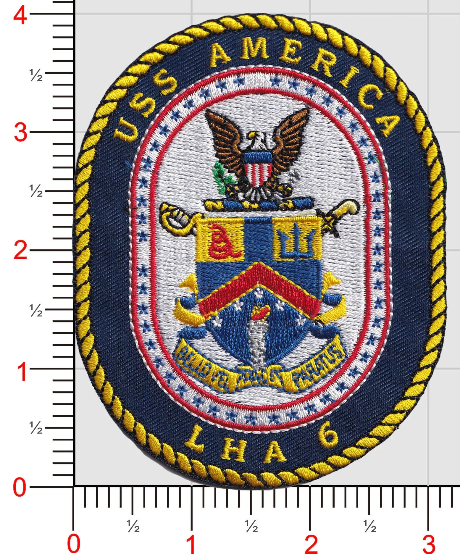 Officially Licensed USS America LHA-6 Patch
