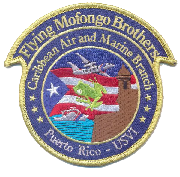 Official US Customs and Border Protection Flying Mofongo Brothers Puerto Rico Air and Marine Branch Patch