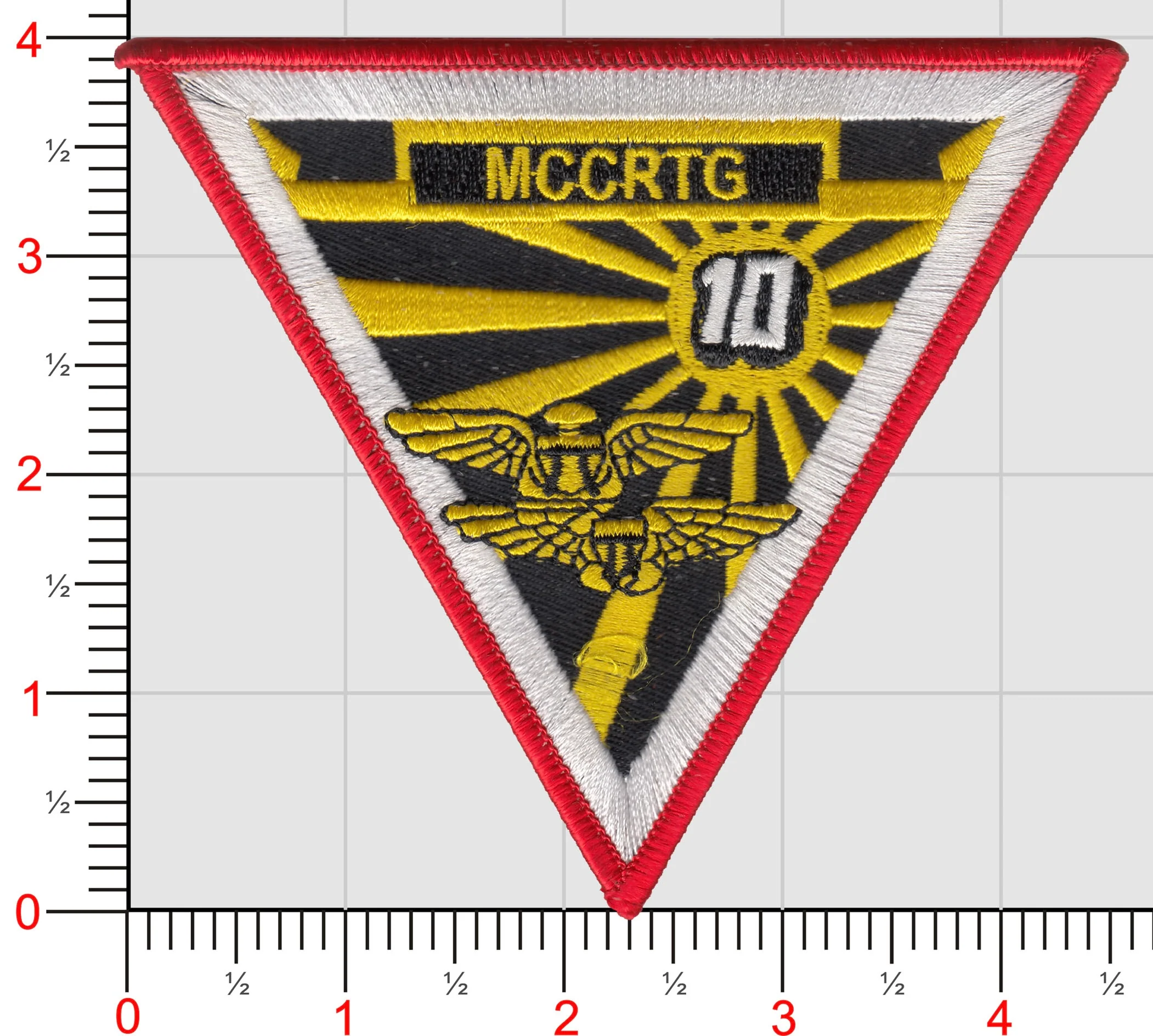 Officially Licensed Marine Combat Crew Readiness Training Group MCCRTG 10 Patch