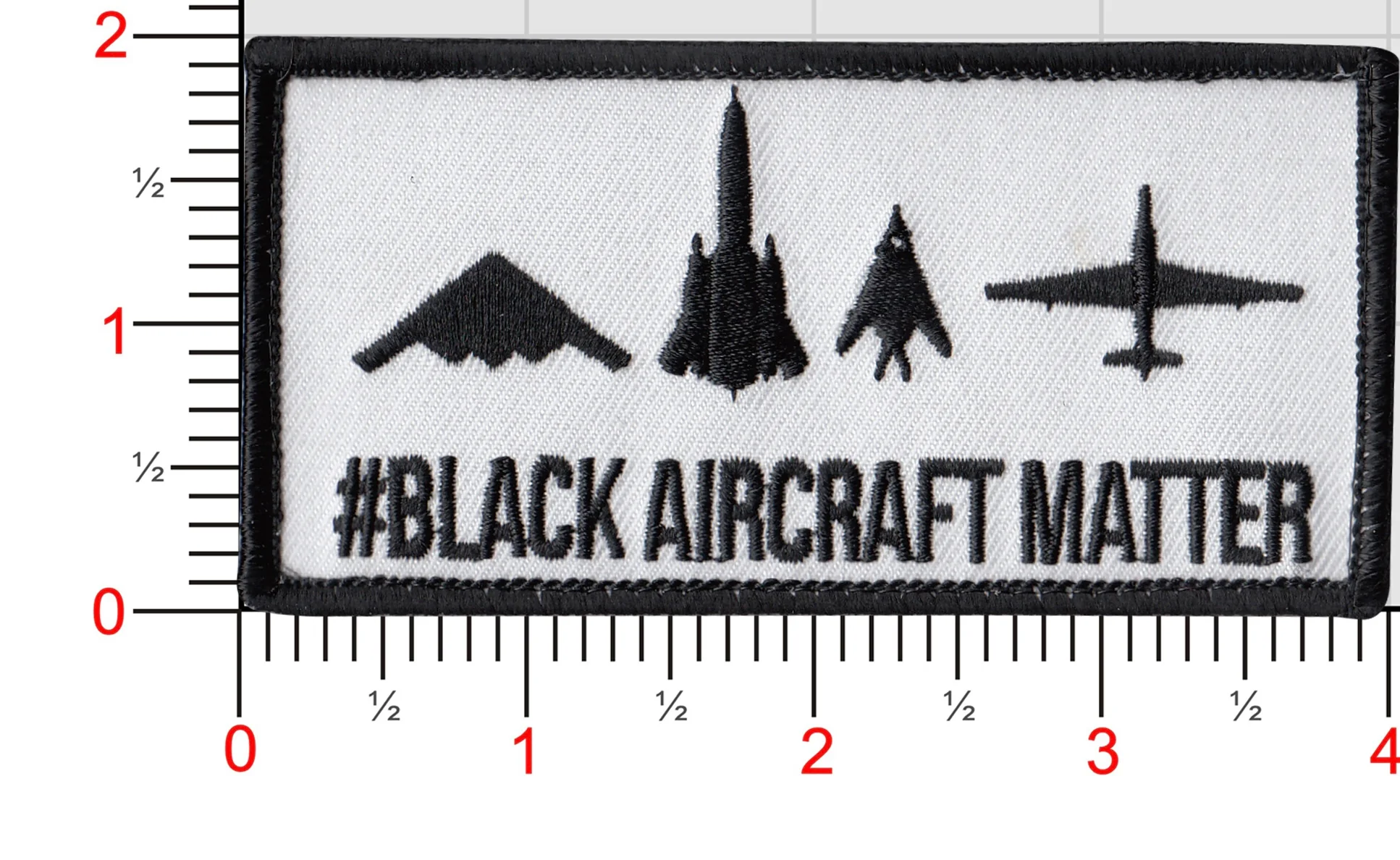 #Black Aircraft Matter Patch