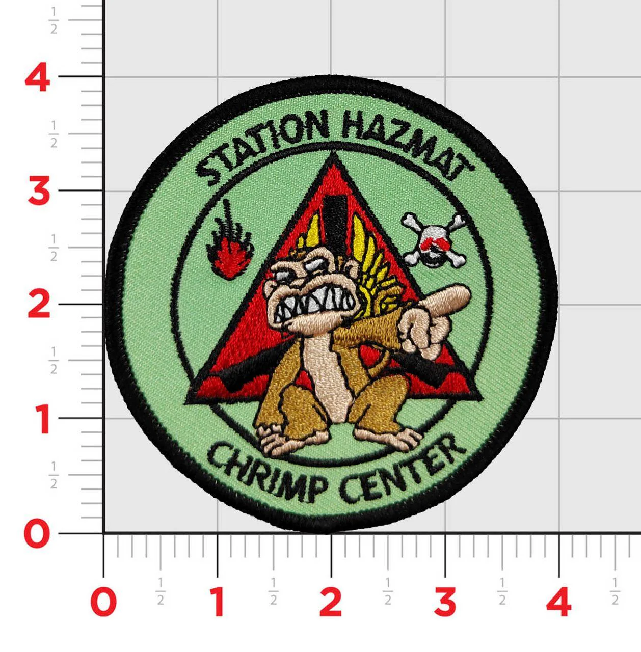 New River Hazmat Chrimp Center Patches