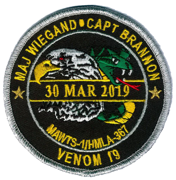 MAWTS-1/HMLA-367 Wiegand/Brannon Memorial Patch