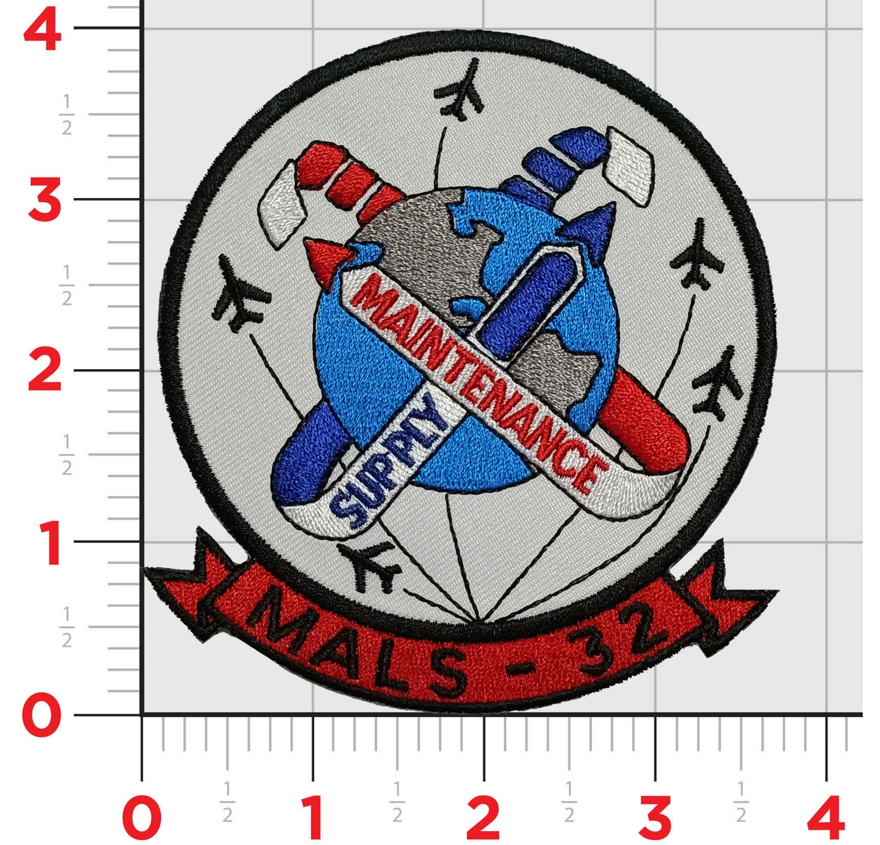 Officially Licensed USMC  MALS-32 Squadron Patch