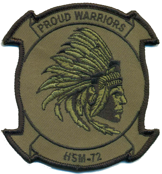 Officially Licensed US Navy HSM-72 Proud Warriors Squadron Patches