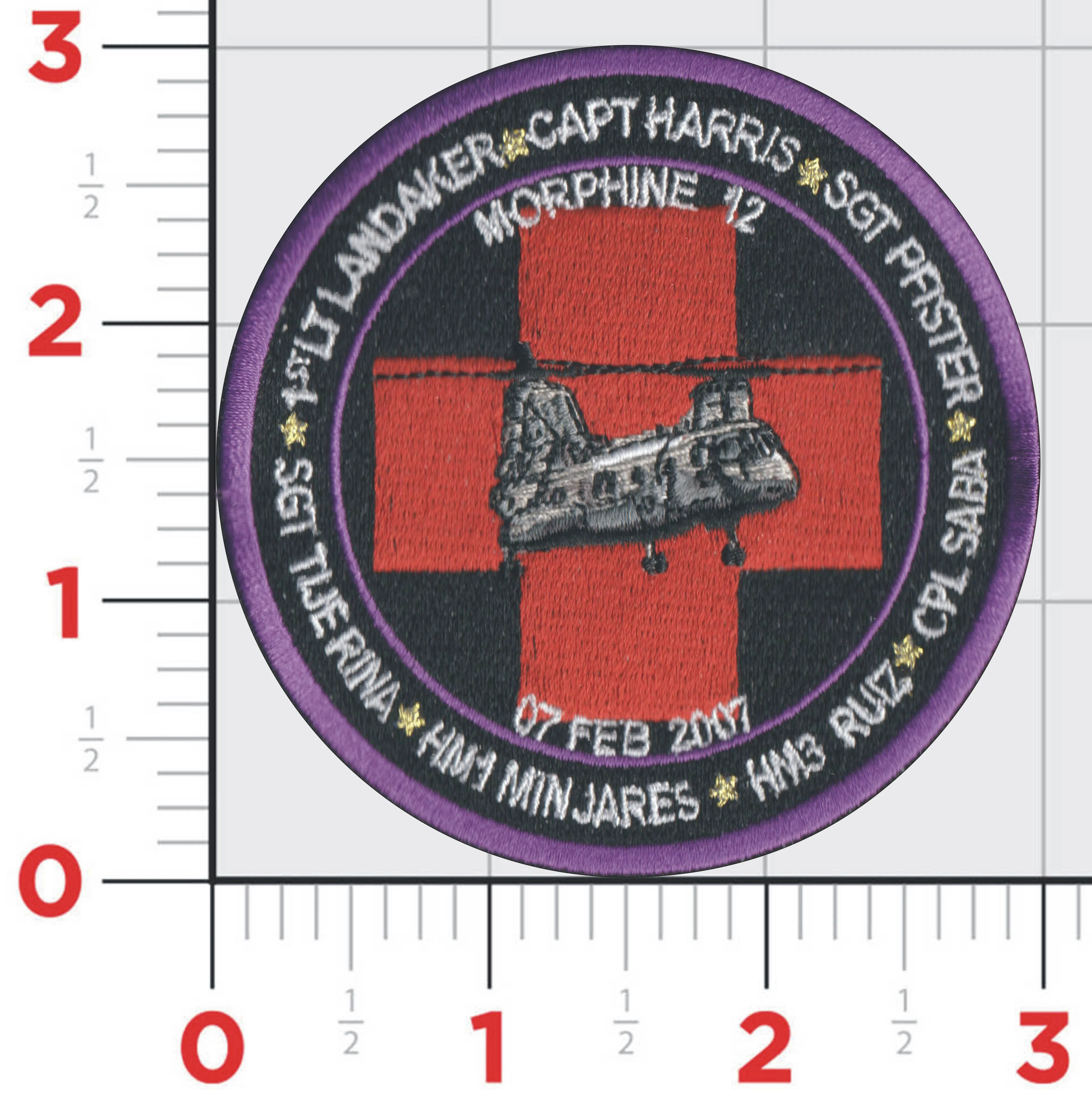 Morphine 12 Memorial Patch