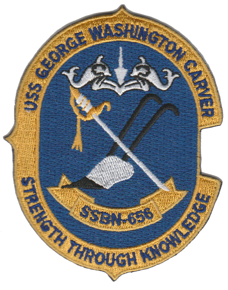 USS George Washington Carver SSBN-656 patch