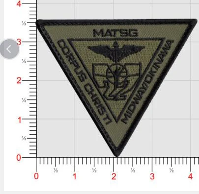 Officially Licensed MATSG-22 NAS Corpus Christi Patches