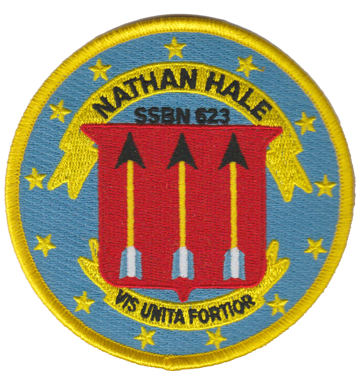 Officially Licensed US Navy USS Nathan Hale SSBN-623 Patch