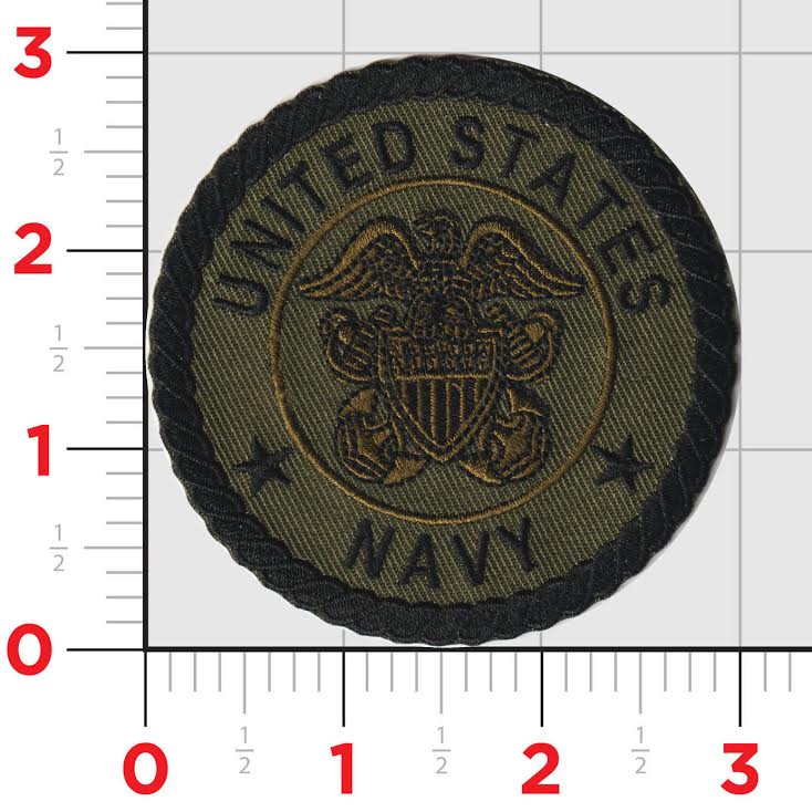 Officially Licensed US Navy Officer's Crest Patches