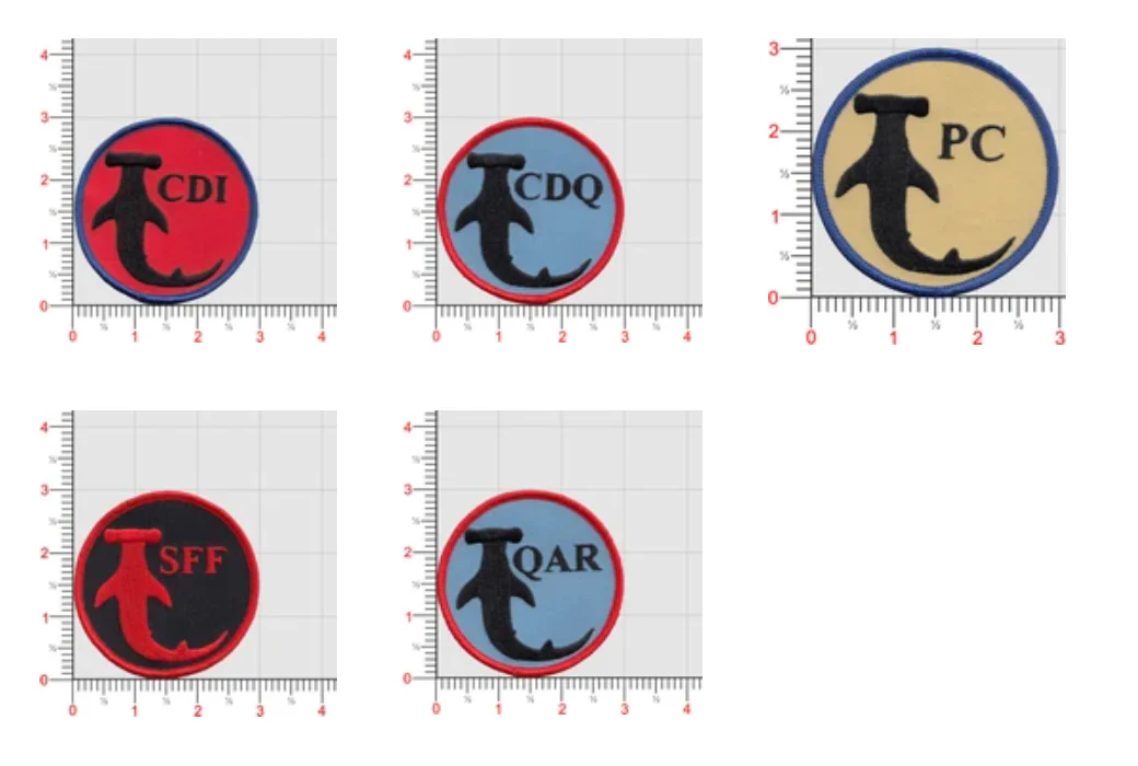 Official HMH-366 Hammerheads Quals Patches