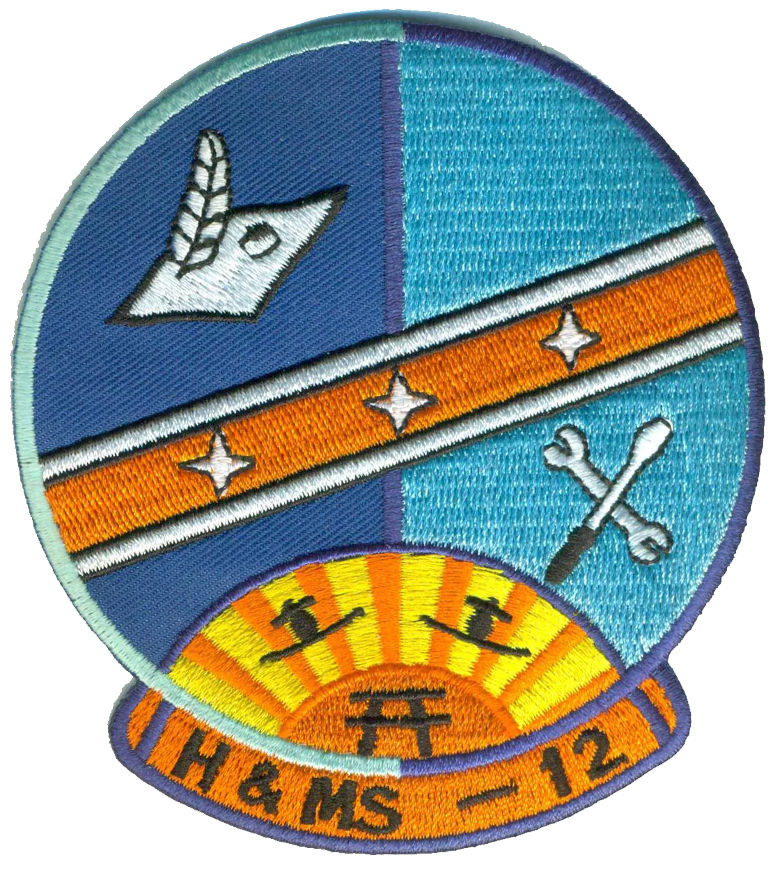 Officially Licensed USMC H&MS-12 Japan DET Patch