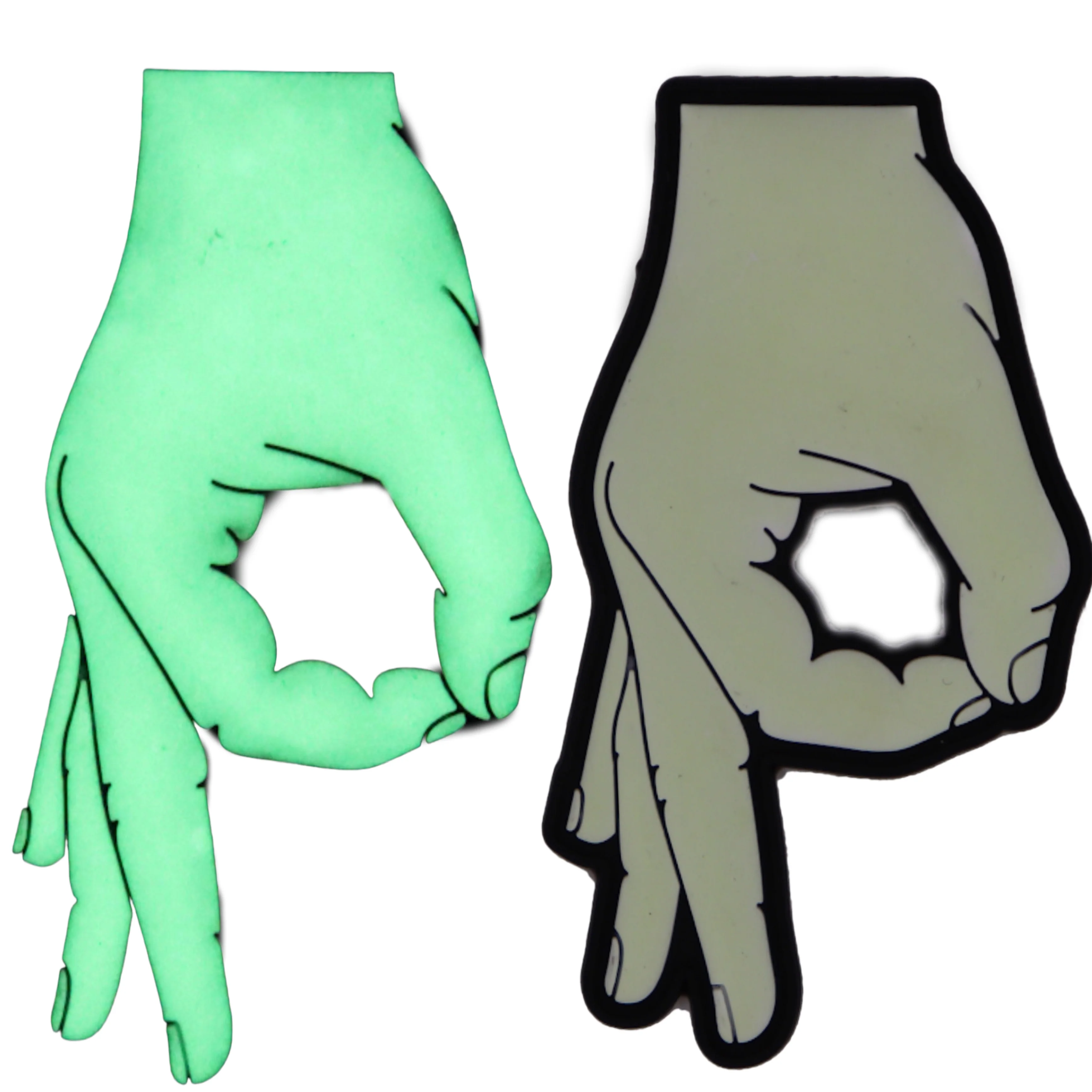 Gotcha! Circle Game PVC Glow in the Dark Patch