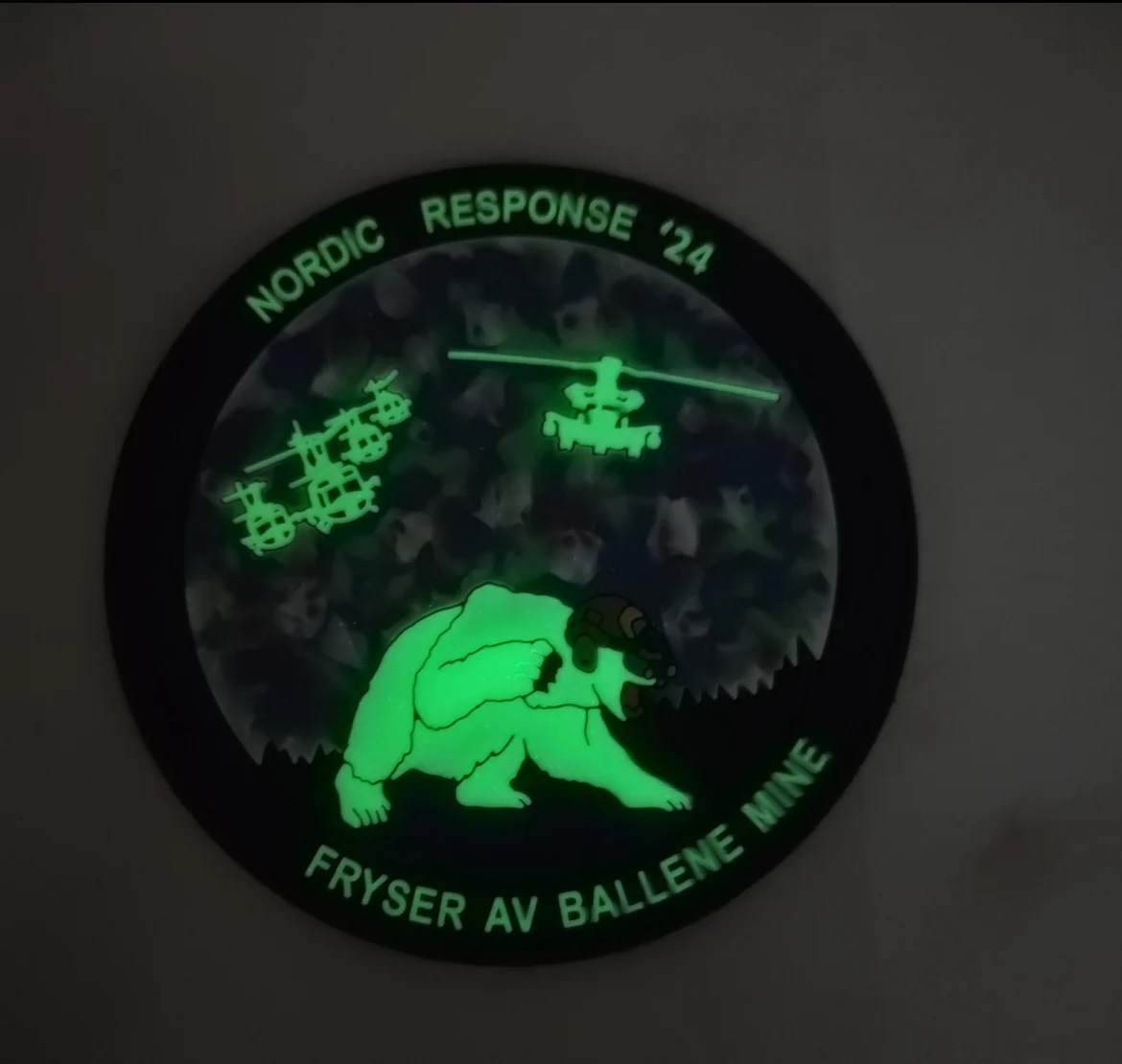 Official Nordic Response 24 PVC Glow Patch