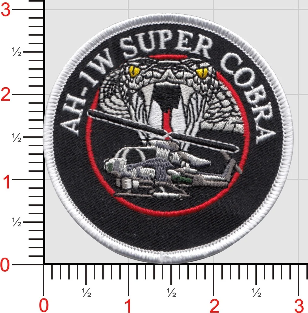 AH-1W Super Cobra Hours patches