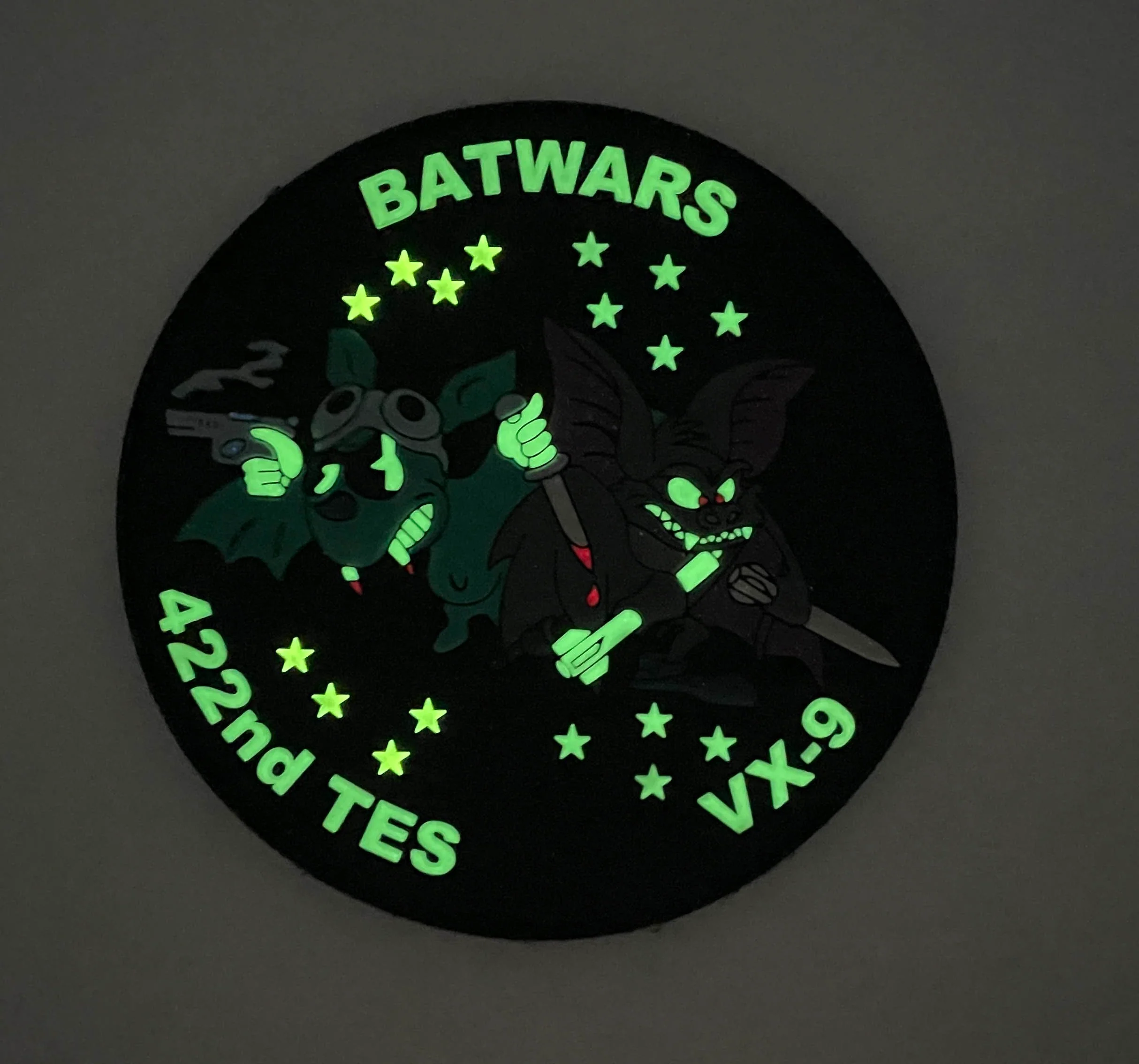 Official VX-9 and 442nd TES Batwars Patches
