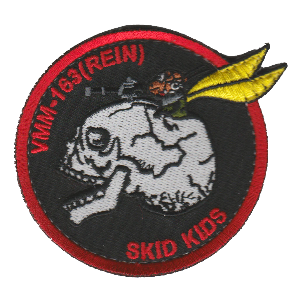 Official VMM-163 Skid Kids DET (HMLA-267) Patch