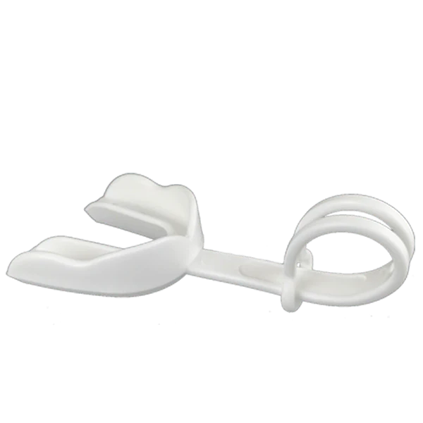 Mouthpiece with helmet strap
