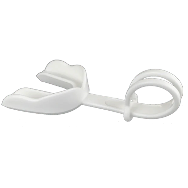 White w/Strap  High Impact Mouth Guard