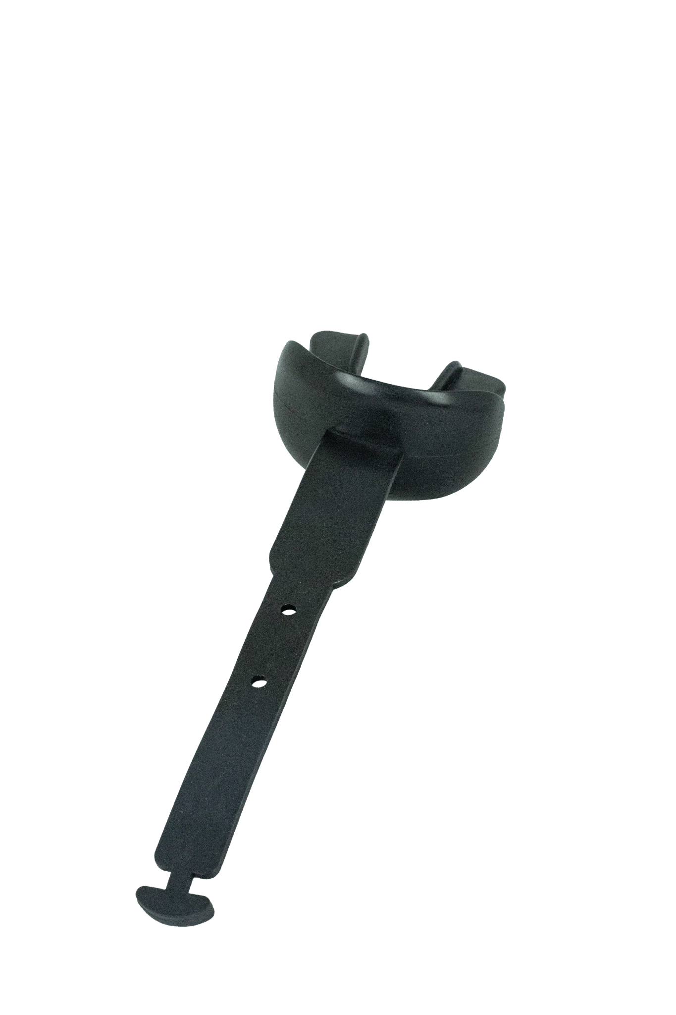 Black Lip Guard with Permanent Strap